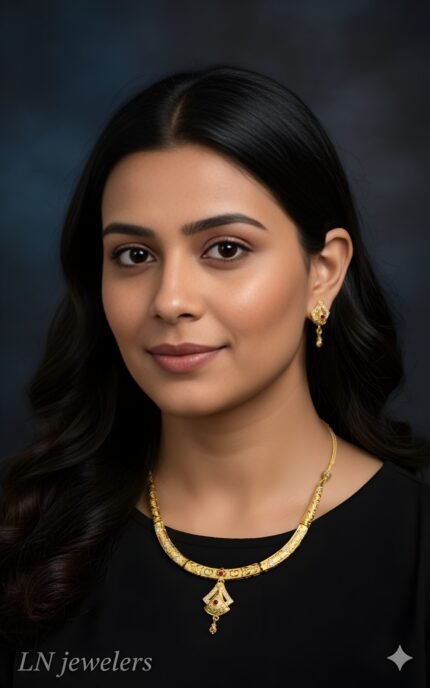 1GM GOLD SHORT NECKLACE