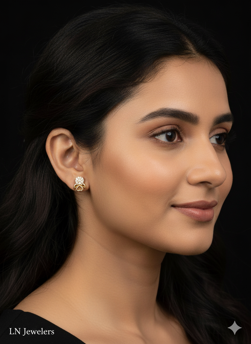 142-pcs-3-4.png AD Earring (Rose Gold) - Image 1