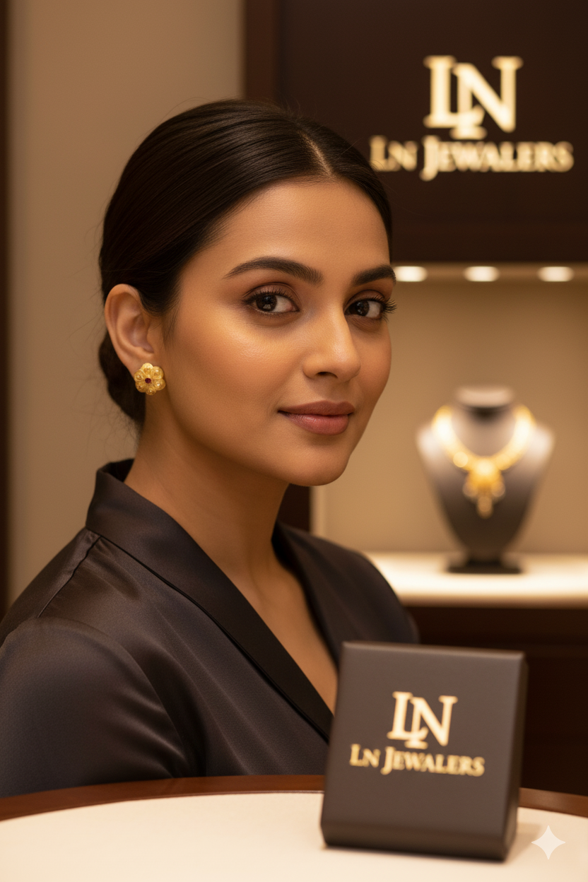 1763117380736.png 1 GM GOLD EAR STUDS - Image 1