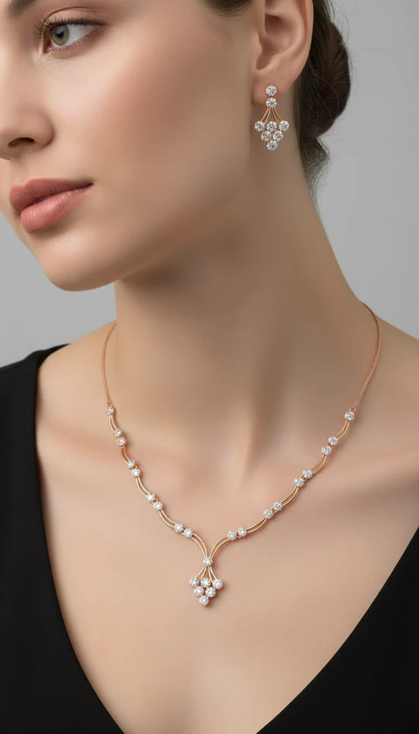 1968_1.webp AD Necklace (Rose Gold) - Image 1