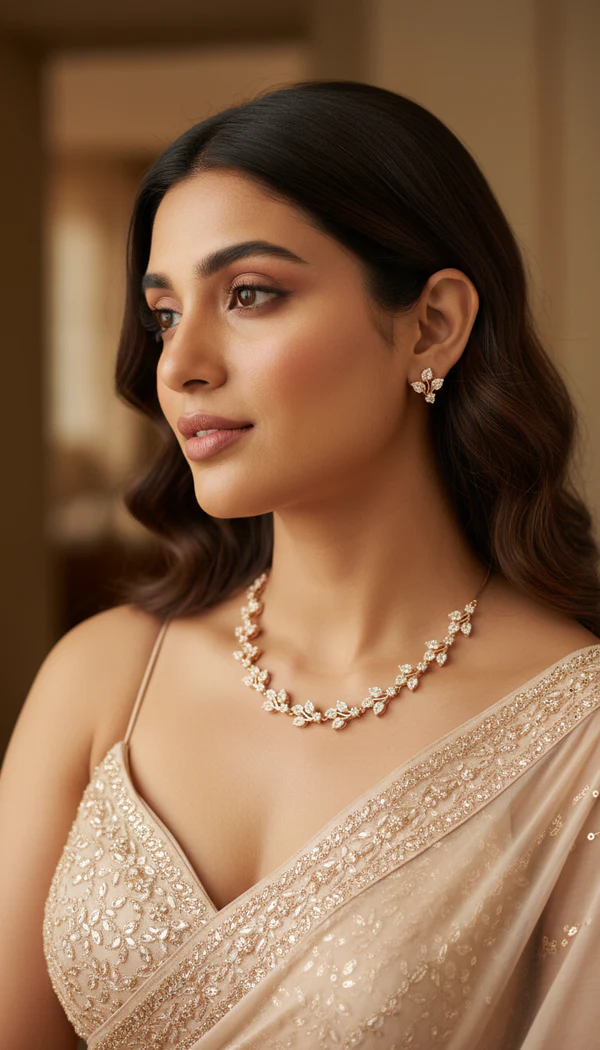 2072_1.webp AD Necklace (Rose Gold) - Image 1