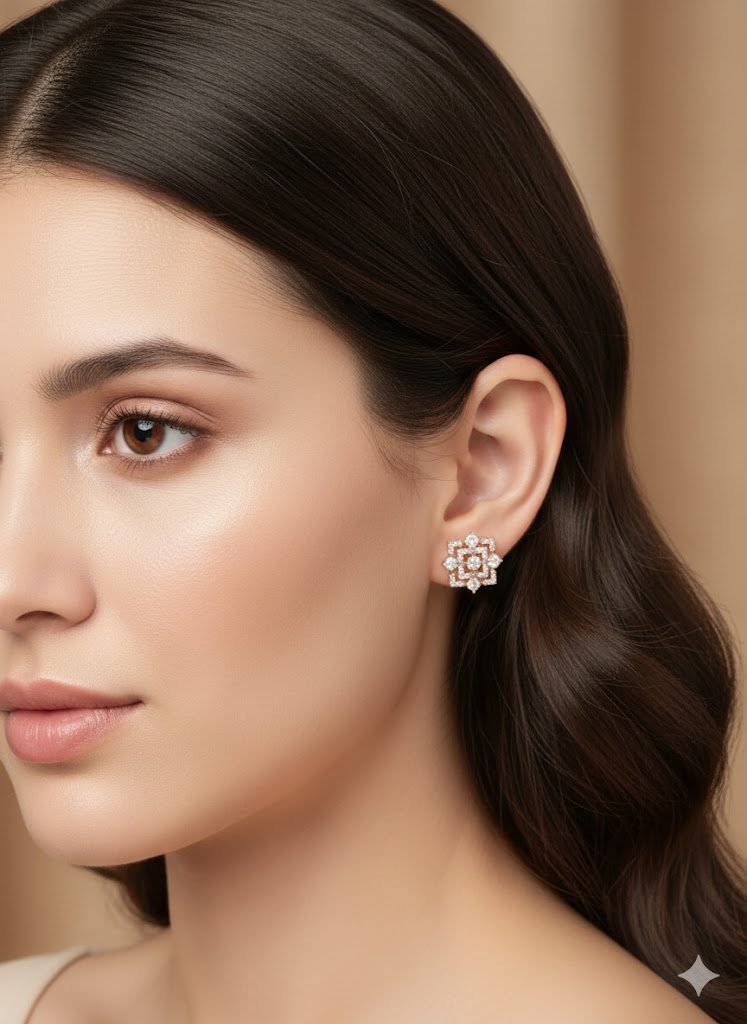 254-pcs-3-3.jpg AD Earring (Rose Gold) - Image 1