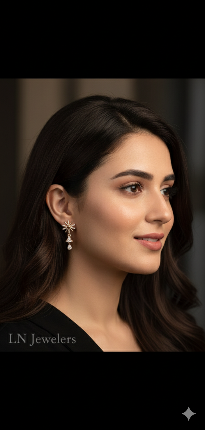 384-pcs-3-7-4.png AD Earring (Rose Gold) - Image 1